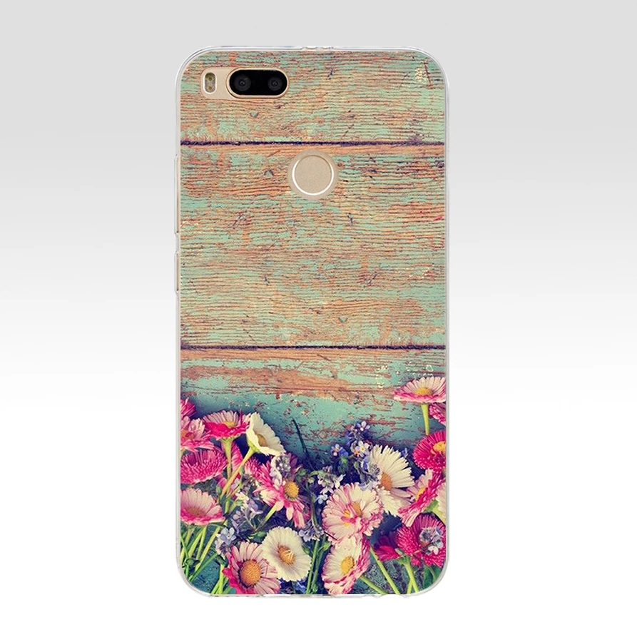 85WE красочный лист Цветы прекрасная пудра Мягкий Силиконовый ТПУ чехол для
