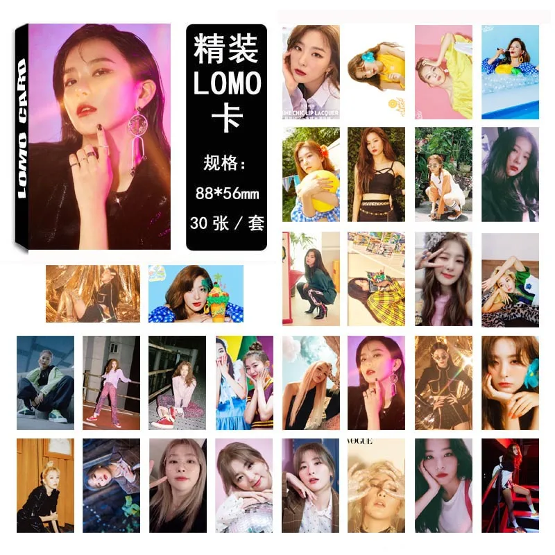 30 шт./компл. KPOP Red Velvet Girls RBB RV альбом HD фотооткрытка ПВХ открытки самодельные LOMO