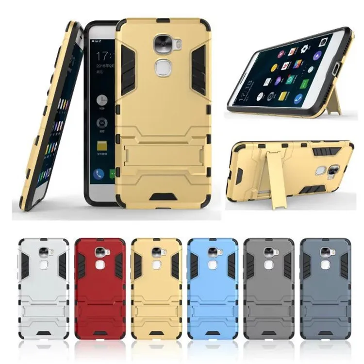 

2 in 1 Shockproof Armor Phone Case for Letv Pro3 LeEco Le Pro 3 Stand Back Protection Cover For Pro 3 Case With Film