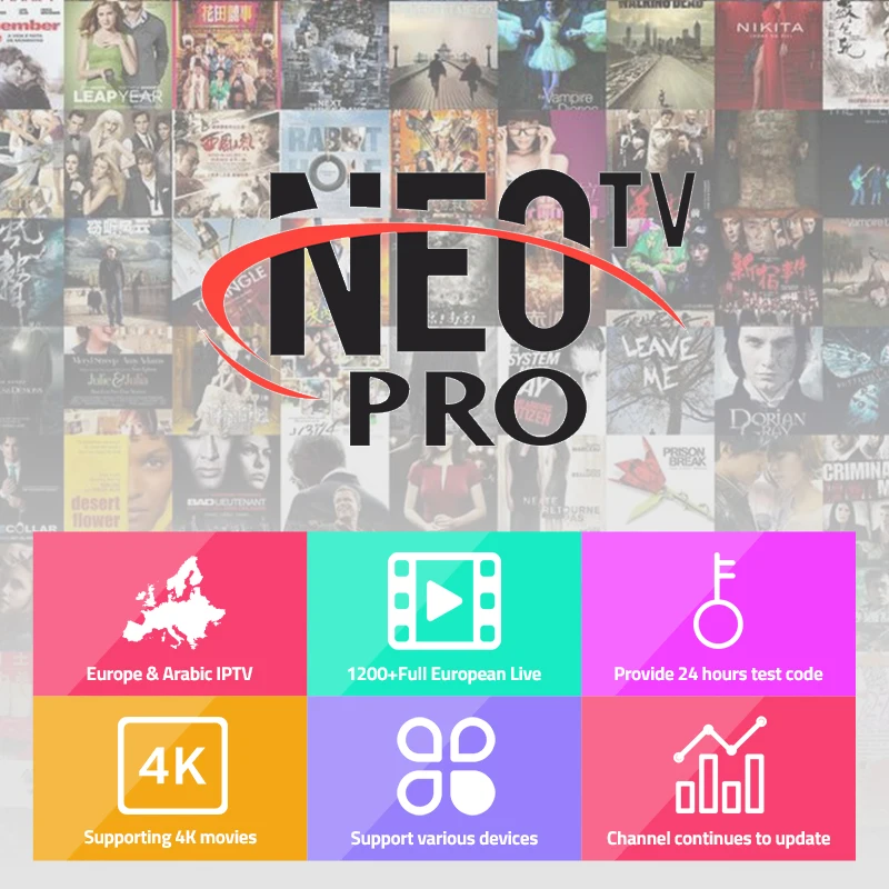 Neotv Pro French Iptv Subscription 1300 Live TV VOD Movie