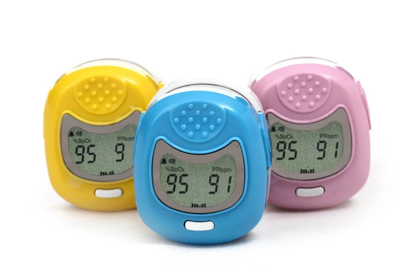 

CONTEC diagnostic-tool oximetro Pediatric/Child Fingertip Pulse Oximeter LCD display CMS50QA SpO2 Oxygen 3 colours kids oximeter
