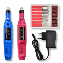 Manicure Machine Electric Nail Drill Bits Set Ceramic Mill Cutter Nail Art Sanding File Gel Polish Remover Cutters Nail Art Tool 1set nail drill bits set nail art polish manicure pedicure machine nail brushes gel nails polish remover makeup tool kit eu plug