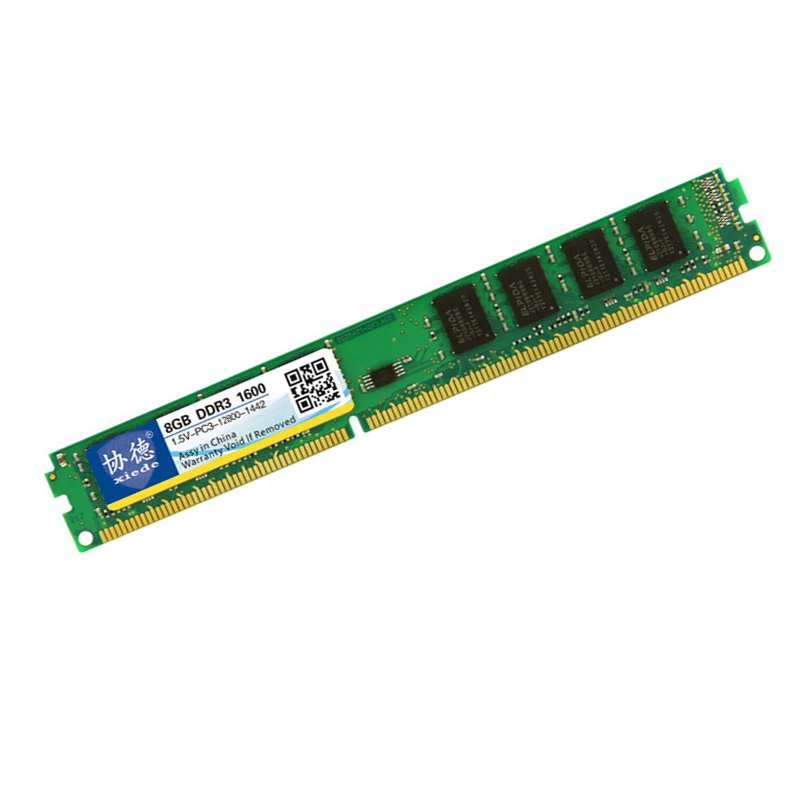 Xiede настольный компьютер оперативная память модуль Ddr3 1600 Pc3-12800 240Pin Dimm 1600 МГц для Amd/Inter