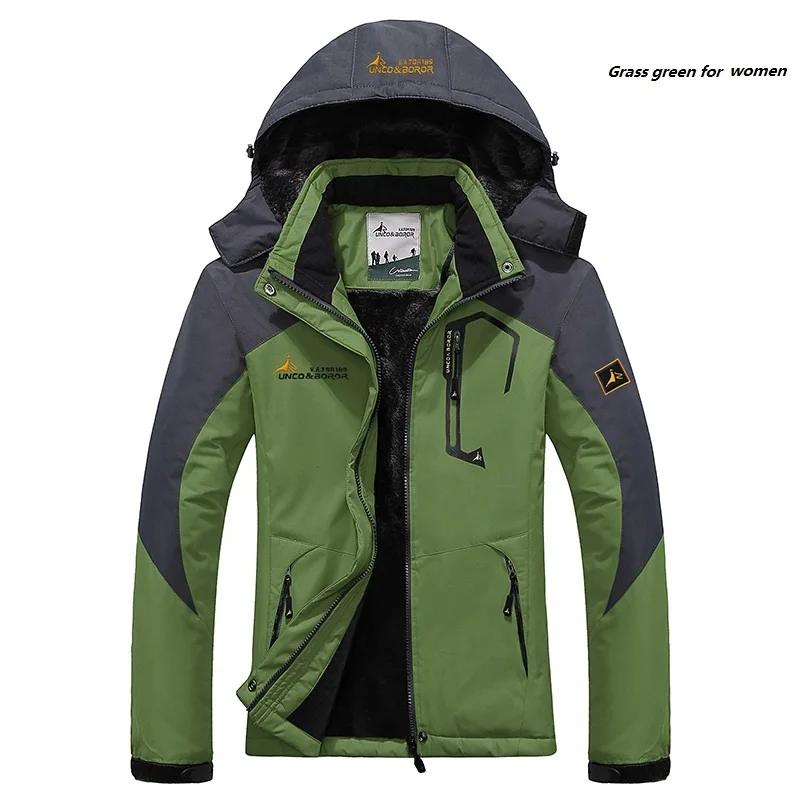 mulheres blusão softshell chuva velo casaco quente