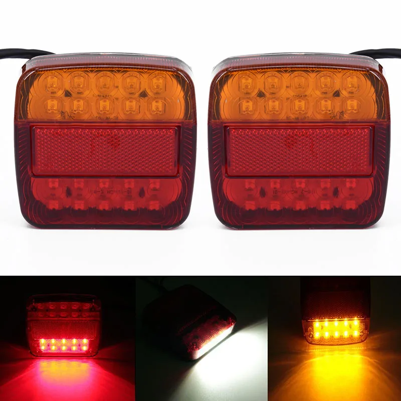

Plate Lamps Number Light Brake Running Turn Signal Trailer Trailer Light Truck Tail LED Shockproof High Quality