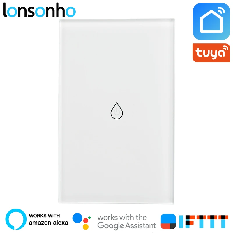 

Lonsonho Wifi Smart Water Heater Switch Boiler Touch Panel Switch Tuya Smart Life App Works With Alexa Google Home Mini IFTTT
