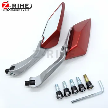 

for Fiber 8mm 10mm Rear view Mirrors Universal Motorcycle Mirror Rotate 360 Degree Rear View Mirrors for Triumph SPEED TRIPLE TI