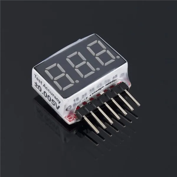 1pc 1S 6S LED Low Voltage Buzzer Alarm Lipo Battery Indicator Checker