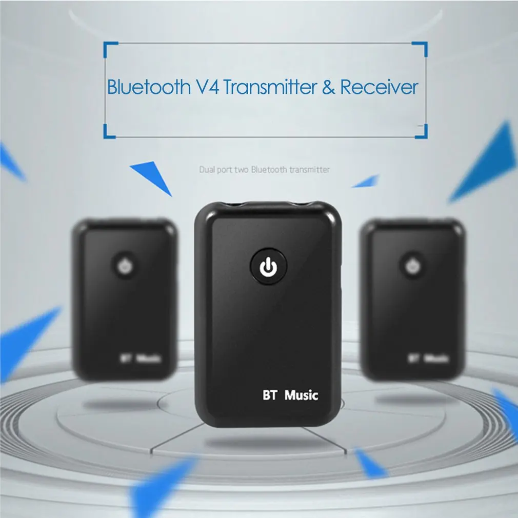 

Mini Bluetooth V4.0 Transmitter & Receiver Wireless A2DP Audio 3.5mm Jack Aux Adapter APT-X high-definition Sound transmitter