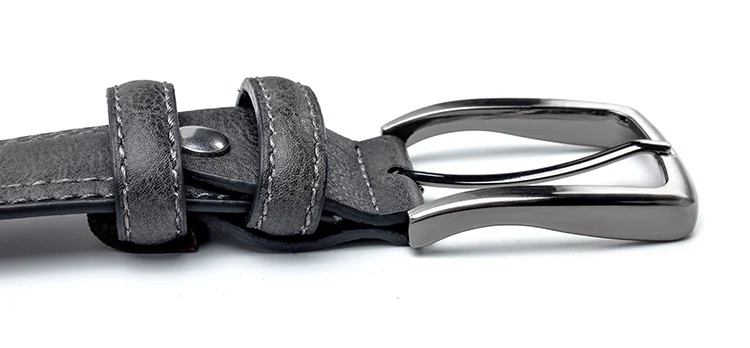 branded belt for men Men Vintage Belts For Jeans Luxury Split Leather Belt Men Famous Belt For Man Designer Belts With Vintage Style black belt with holes