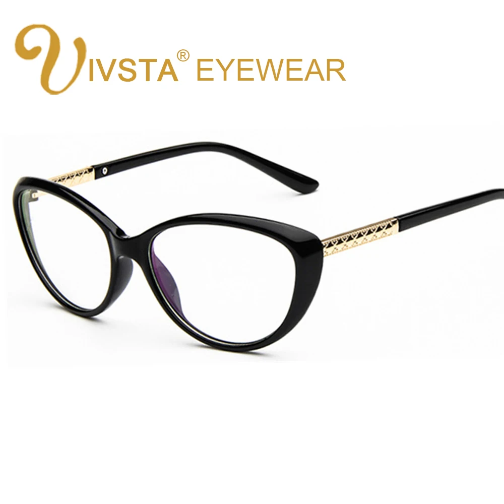 

IVSTA Women Retro Cat Eye Eyeglasses Brand Spectacles Glasses Optical Spectacle Frame Vintage Computer Reading Myopia oculos