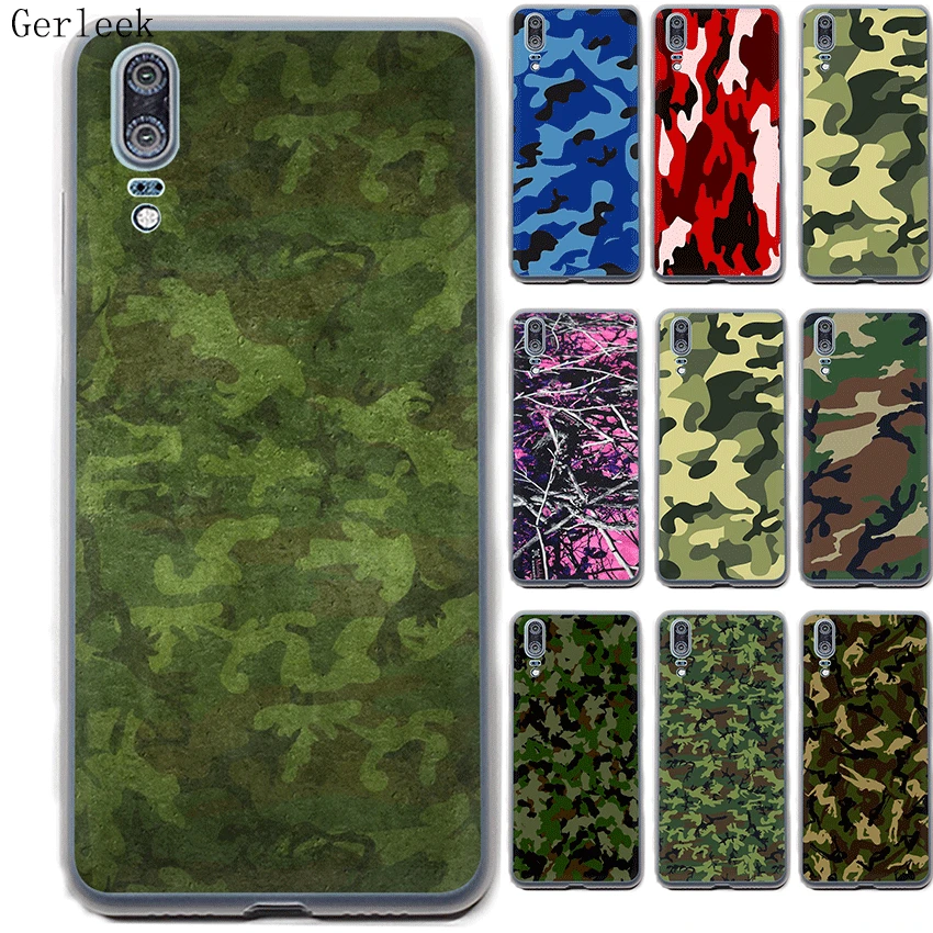Чехол Desxz для P Smart P30 P8 P9 P20 P10 Pro Lite Plus MINI жесткий чехол зеленый Армейский