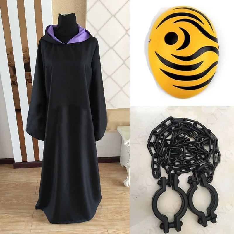 

Naruto Uchiha Obito Cosplay Costume Anime Customized