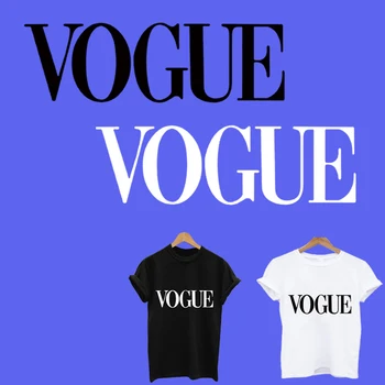 

VOGUE iron on transfer stripes on clothes stickers heat-sensitive patches application of one ironing printing for clothing tops