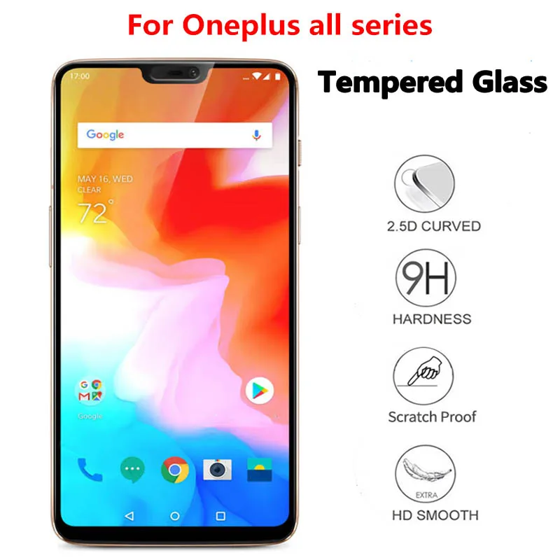 Полное покрытие экрана протектор для oneplus 6 6 T 5 5 T 3 3T закаленное стекло на oneplus 6 6 T 5 5 T 3 3T Защитная стеклянная пленка