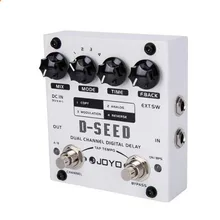 JOYO D-SEED двухканальный цифровой задержки гитарные аксессуары педаль эффектов аналоговый эффект дилэй гитарра Stompbox True Bypass