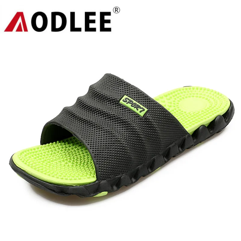Mens Shoes Sandals slides and flip flops Sandals and flip-flops Black for Men Yeezy Rubber Slide glow Shoes in Yellow 