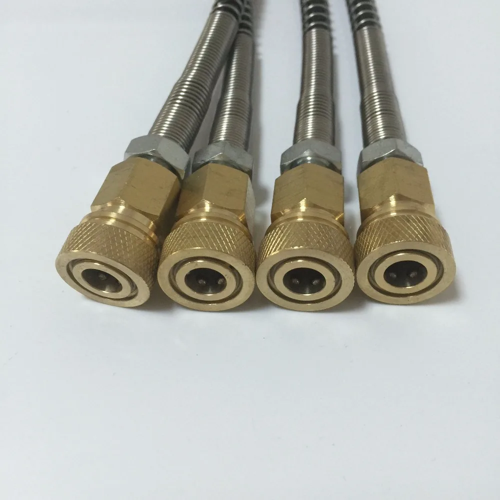 AC89 1pcs 300bar working pressure 0.5m length fii station for connect inflate paintball tank pcp air gun tank Drop Shipping Acec