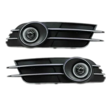 

For Audi A6 C7 2012 2013 2014 3-in-1 White Angel Eyes DRL Yellow Signal Light H11 Halogen / Xenon E13 Fog Lights Projector Lens