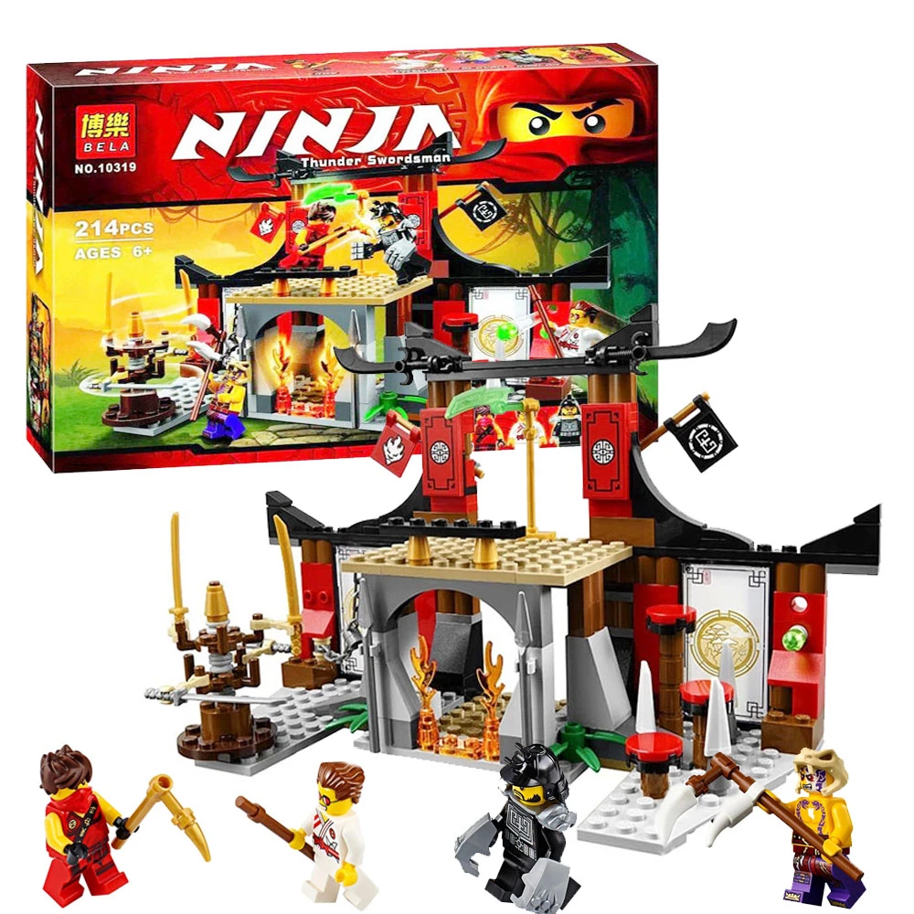 Ninja 10319 Duel Ninjutsu Driving Range Model kits compatible with lego city 3D blocks Educational toys for with lego|toys forlego kit