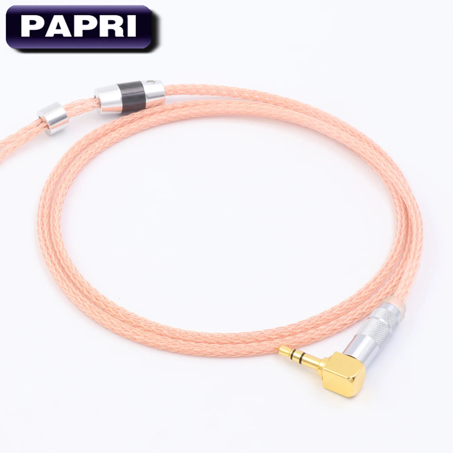 PAPRI 2 5 3 5mm 4 4mm 16 Core OCC Copper Balanced Earphone Cable For Most MMCX 0 78mm Headphone DIY Upgrade Cables