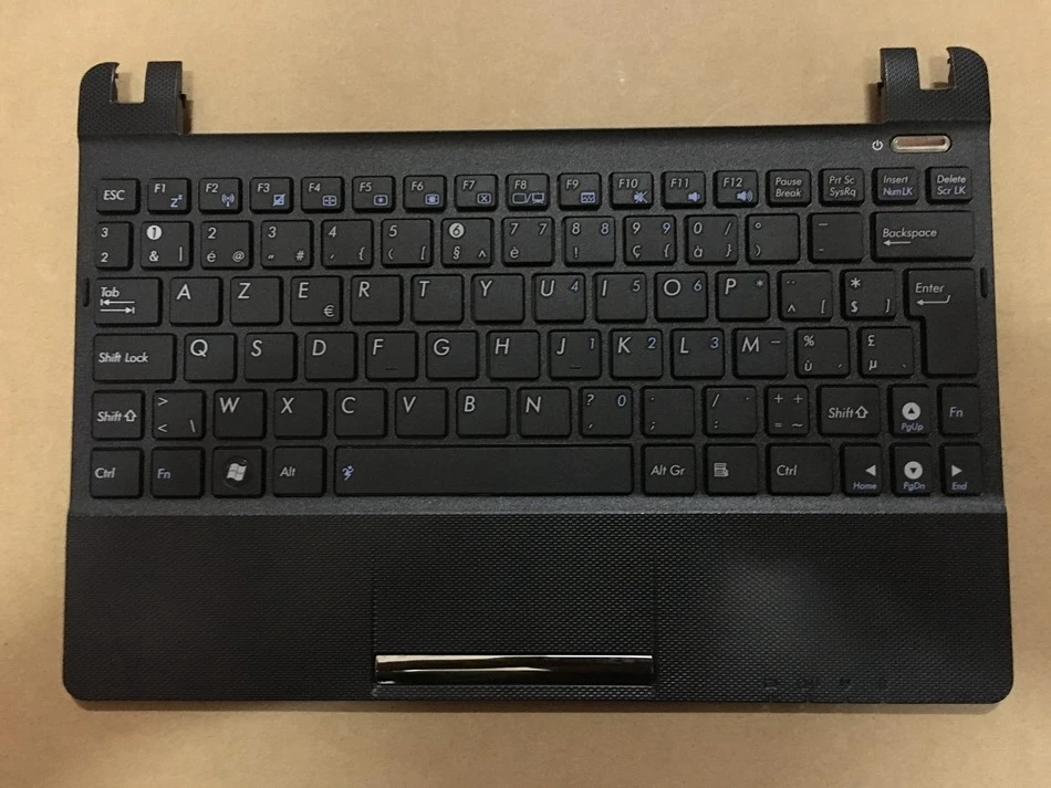 New BE Belgium Azerty Layout Keyboard for Asus EeePC SeaShell X101 X101H X101CH  C Case Black With black Laptop Keybaord -1
