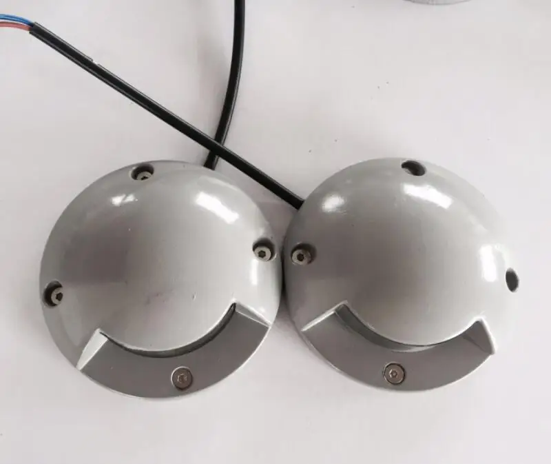 IP68 2 Вт 3 LED шаг свет угловой Открытый подземный теплый белый холодный синий