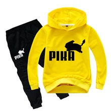 Pullover for children ages 2 to 16 boy's coat hoodie with trousers girl's casual sweatshirt 3D printed fashion cartoon jacket