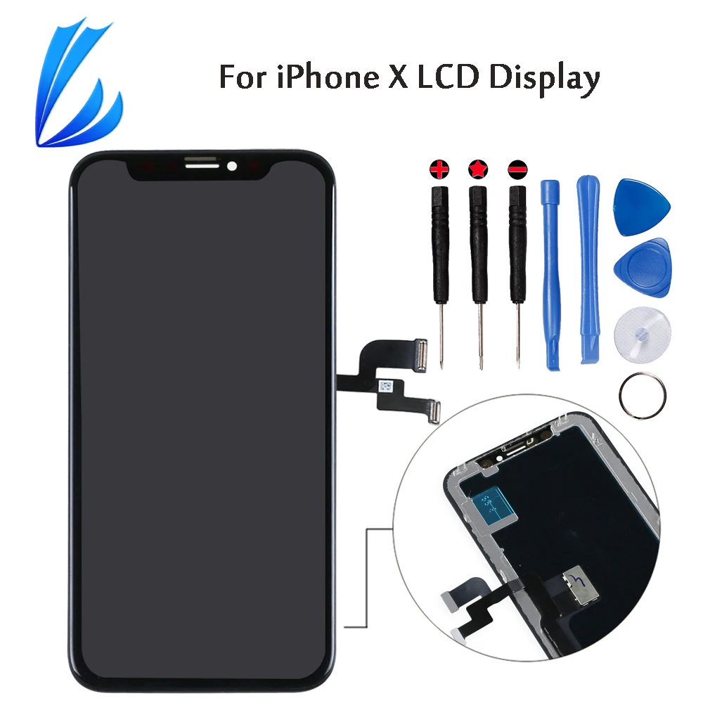 LL TRADER 100% Tested LCD Pantalla For iPhone X Screen