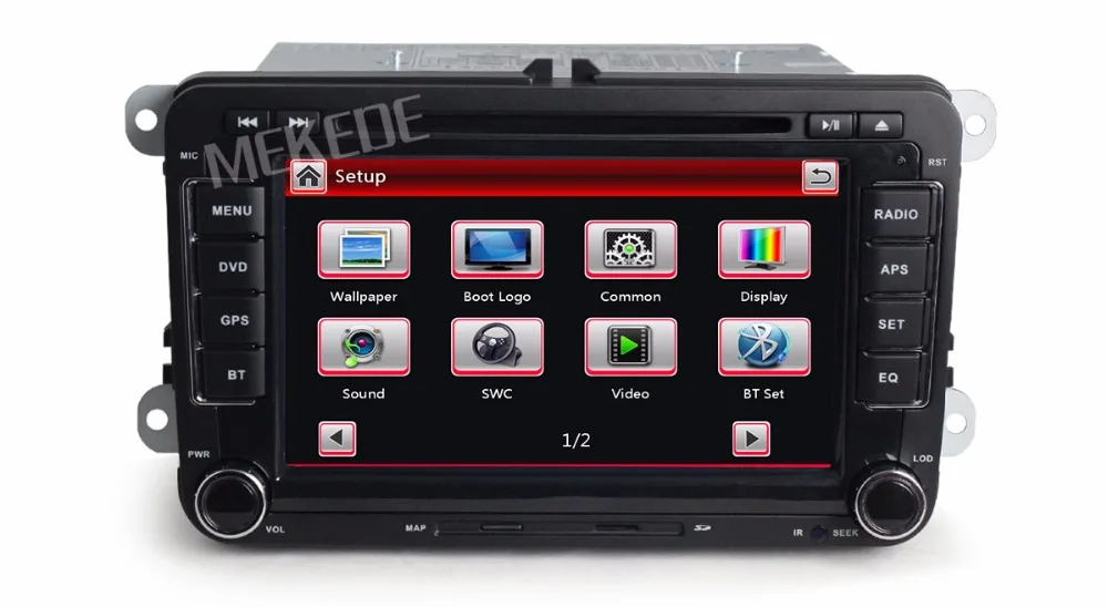 Perfect Free shipping 7" Car DVD multimedia player radio audio For VW POLO GTI GOLF 5 6 MK5 MK6 JETTA PASSAT B6 Touran Sharan GPS Navi 35
