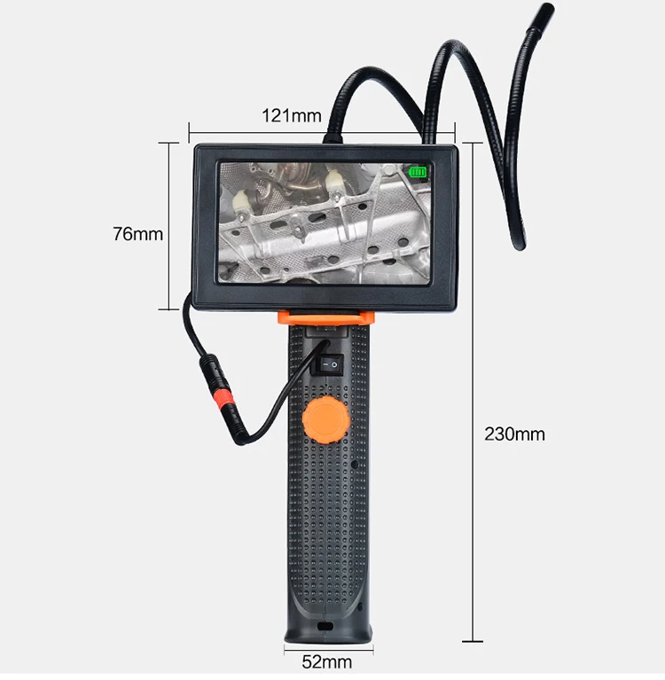4," ЖК монитор камера труба HD эндоскоп бороскоп осмотр видео водонепроницаемый инструмент для ремонта автомобиля