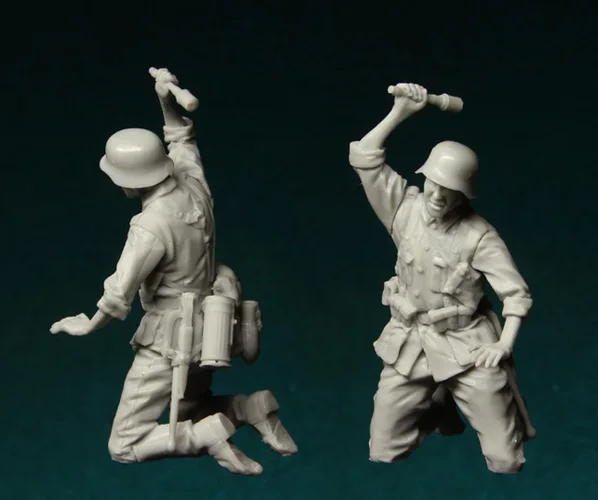 1/35 модельная фигурка из смолы набор для второй мировой войны немецкая пехота в