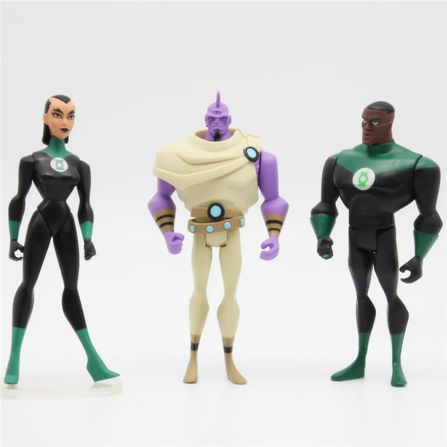 

JUSTICE LEAGUE UNLIMITED DC Universe lots of 3pcs Green Lantern Katma Tui Despero Super Hero Action Figure Toys