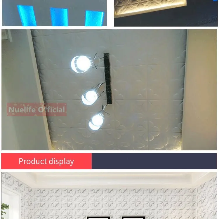 12 шт. DIY настенная панель самоклеящаяся 3D Настенная Наклейка Декор для гостиной спальни водонепроницаемое покрытие для стен 3D обои для детской комнаты