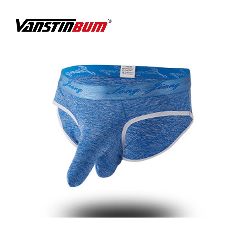 

VANSTINBUM Briefs Sexy Men's Low Waist Bulge Pouch Underwear Fashion Man Breathable Elastic Elephant Nose Male Exotic Underpants