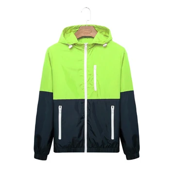 

Fashion Men Jacket Coat Causal Hooded Jackets Thin Windbreaker Zipper Up Outwear Tops LXH
