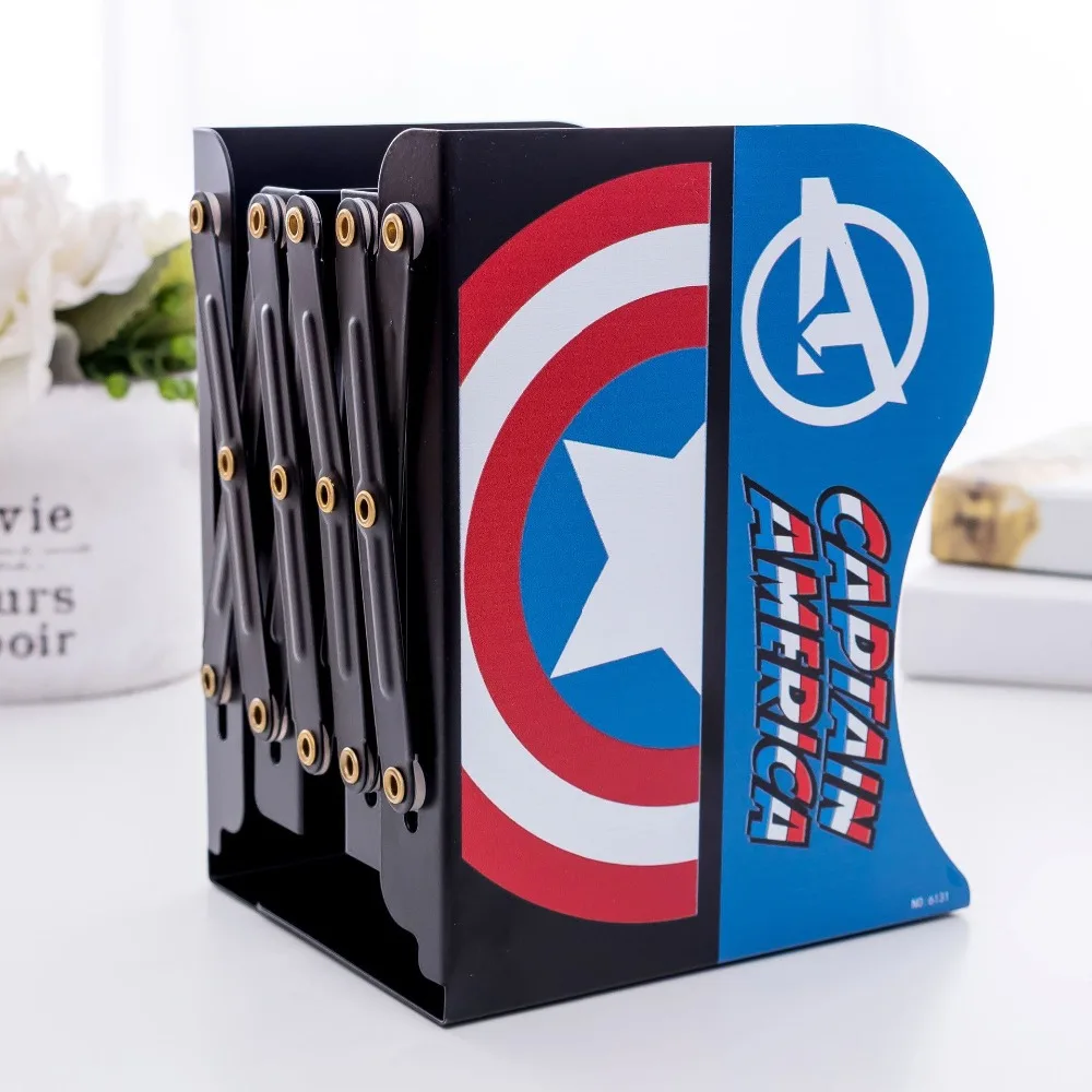 

Simple Metal Bookend Big Book Standing Stretching Adjustable Book Stand Book holder Organizer Office Organizer Office Sup