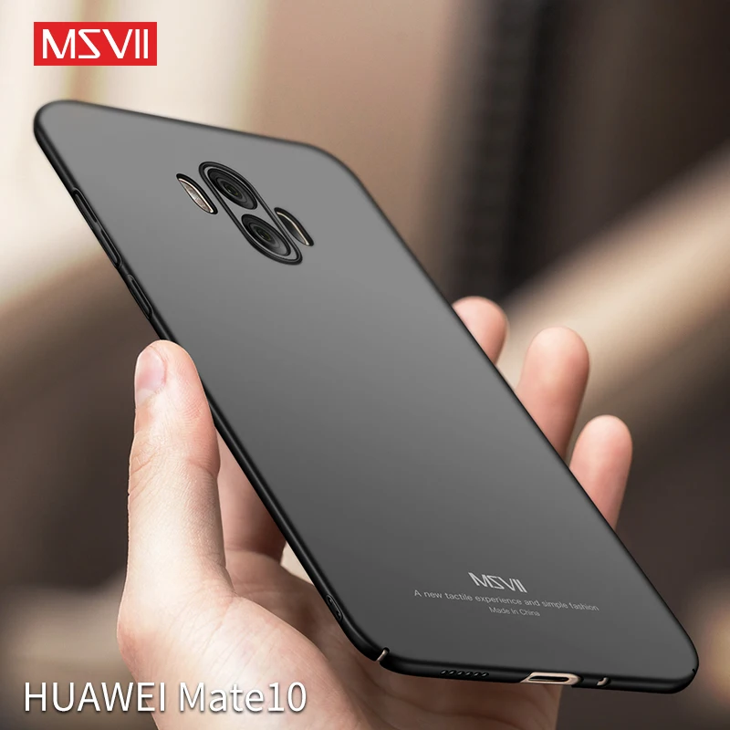 Msvii футляр для Huawei Mate 10 9 8 7 Pro роскошные матовые Чехлы P20 P10 P9 плюс тонкий