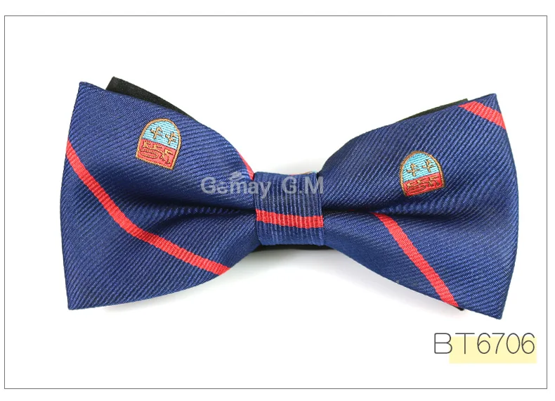 Полиэфирный галстук-бабочка для мужчин Модный повседневный цветочный животный мужской галстук-бабочка галстук для свадебной вечеринки галстук для костюма - Цвет: BT6706