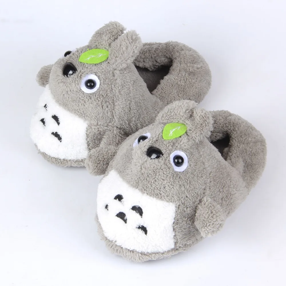 

My Neighbor Totoro cosplay Slippers Cartoon Plush Totoro Warm Home Shoes 121508