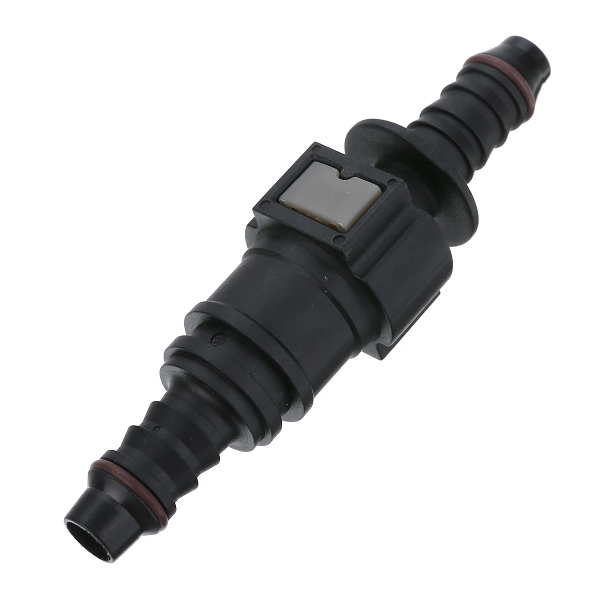 1set 8mm 9.89 Auto Car Fuel Line Hose Coupler Quick Release Connect Connector Compatible With Fuel/Gas Other Common Fluid Types
