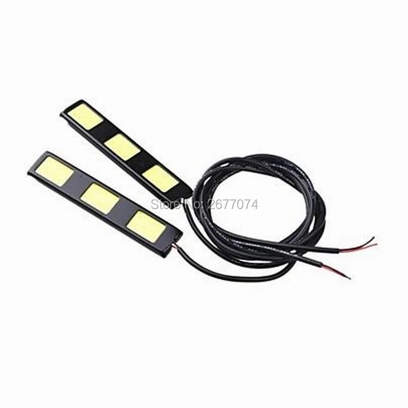 

9W/set DC12V white 3COB*2 led Daytime running lights cold white fog lamps or reversing light E4 waterproof 1 pairs JTCL059-1-ly