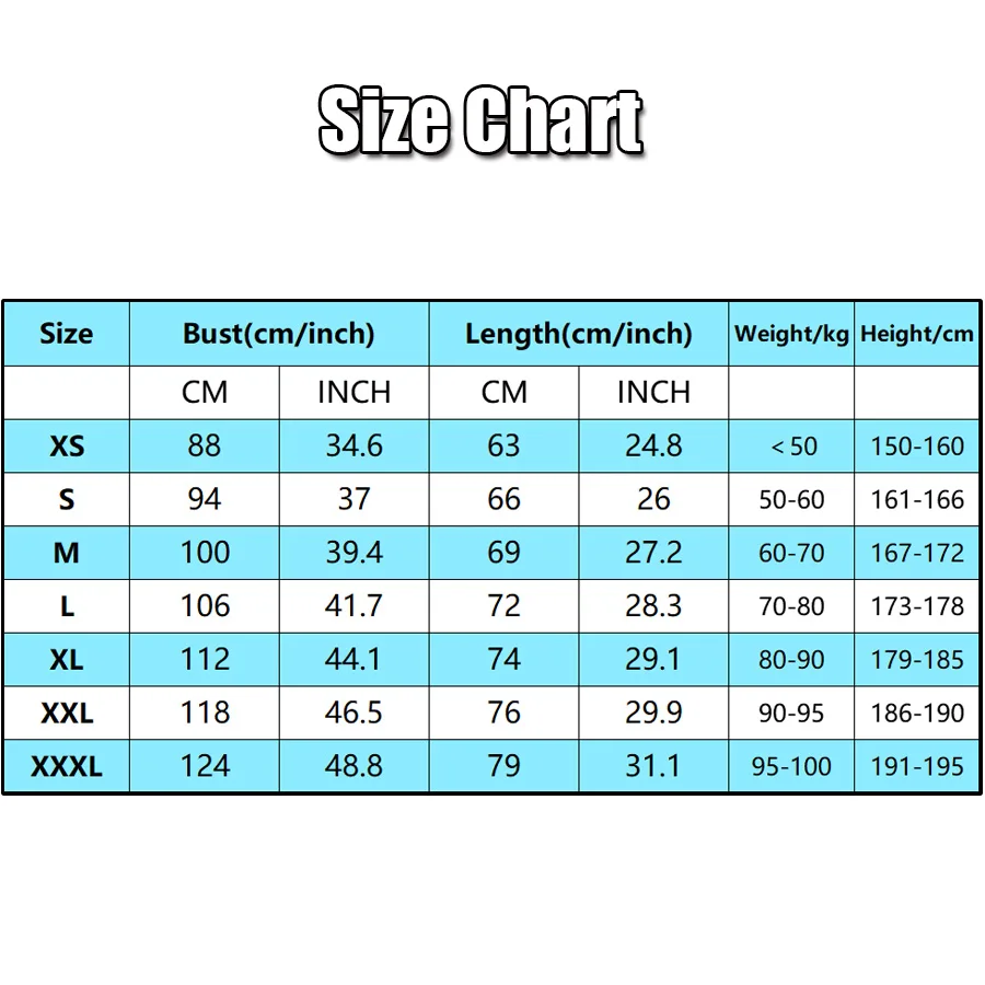 Chameleon Size Chart