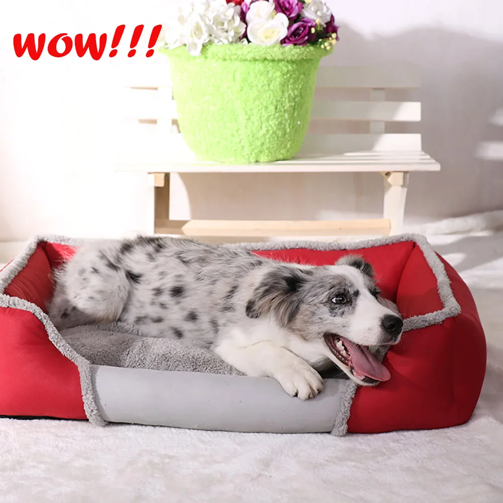 Best Dog Bed Washable Pet Sofa Removable Cat Sleeping Mat Soft Material Puppy Warm Nest Warming House For Small Medium Large Dogs