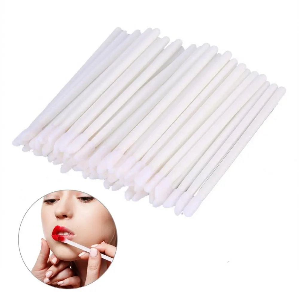 200Pcs pack Lip Brush Disposable Lip Gloss Lipstick Applicator Make Up Cosmetic Tool 7 Colors for 3