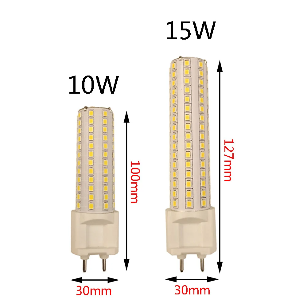 G12 светодиодный светильник-кукуруза 10 Вт 1000ЛМ 15 Вт 1500лм SMD2835 светодиодный светильник ультра яркий AC85-265V светильник высокой яркости ing