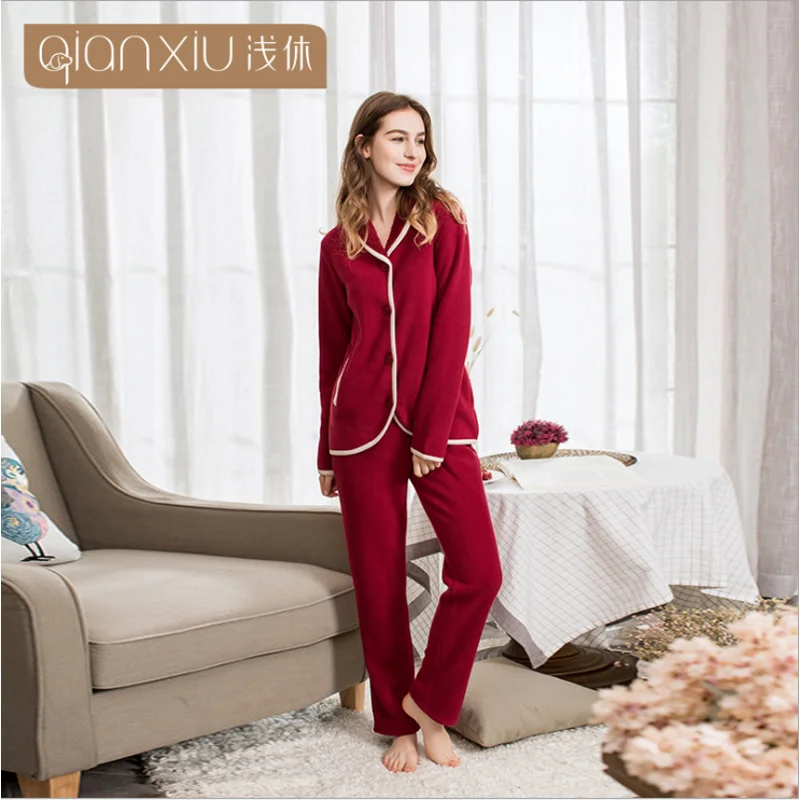 2019 Winter XXL Pijamas Women Casual Pajama sets Female