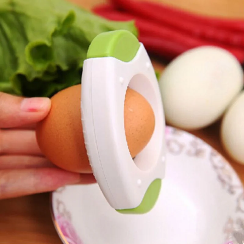 

Egg Sheller Eggshell Cutter Kitchen Gadget Convenient Does not hurt Hand Egg Opener Cut eggshell Reliable tool Family essential