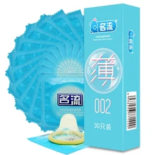 MingLiu 30pcs Ultra Super Thin 002 Condoms For Men Slim Penis Sleeve Intimate Condom Delay Kondom Prezervatif Homme Sex For Man