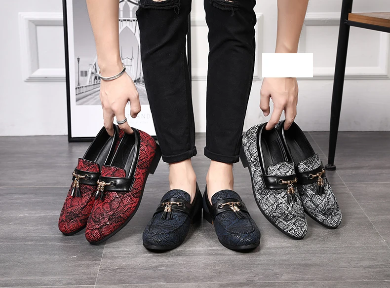 Mens Casual Shoes' Moccasins Men Shoes Summer Big Size Slip-on Patent Leather Men Loafer Shoes Driving Shoe Plus Size 46 47 48   (2)